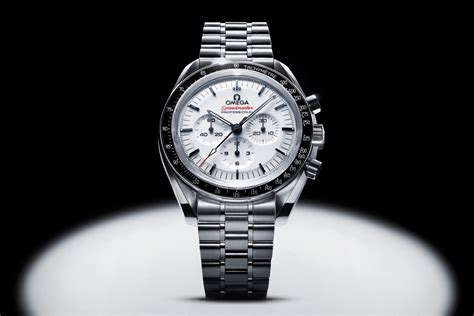 omega speedmaster white moonwatch|Omega Speedmaster moonphase white dial.